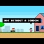 An adorable 8-bit PSA about the dangers of screwing without a condom