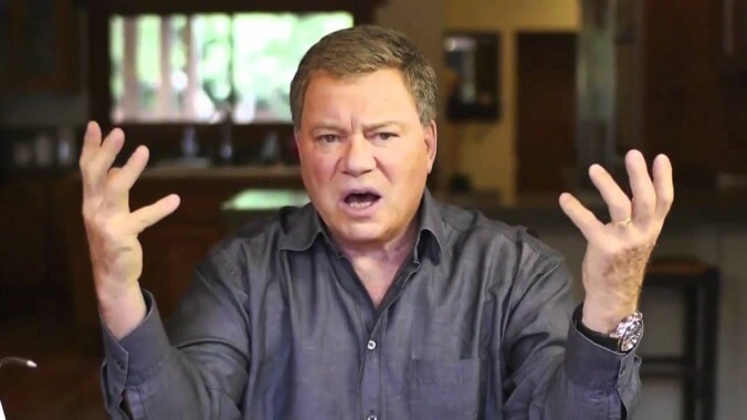 William Shatner warns of the dangers of deep-frying a turkey in an explosive new PSA