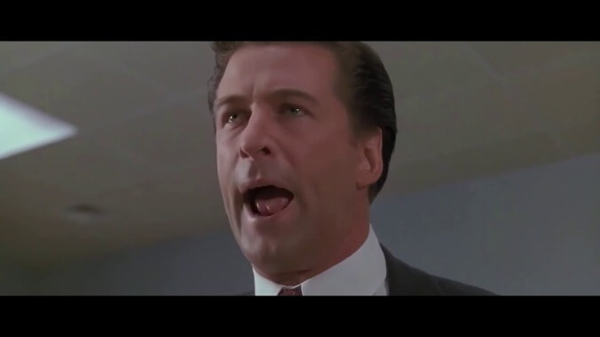 Why Glengarry Glen Ross’ Alec Baldwin scene is so unusual 