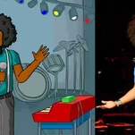 Reggie Watts shows team spirit