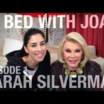Watch Joan Rivers interview Sarah Silverman in a full-size bed
