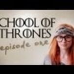 In the Game Of Thrones parody “School Of Thrones,” you win prom king or you die 