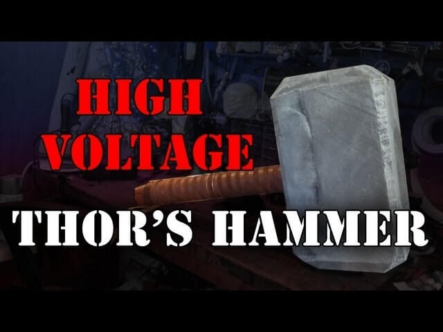 Check out a pretty sweet, Tesla coil-powered version of Thor's big-ass hammer