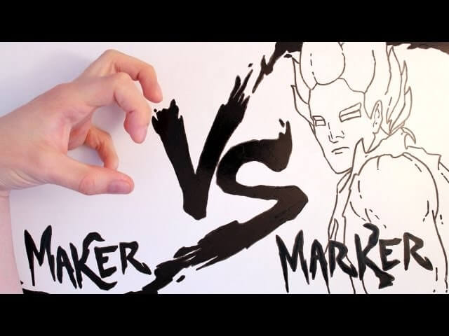 Maker vs. Marker pits an animated character against its creator in stop-motion