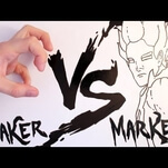 Maker vs. Marker pits an animated character against its creator in stop-motion