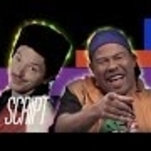 Paul Scheer dons the Arsenio flattop again, reenacts the super awkward Tupac interview with Jordan Peele 