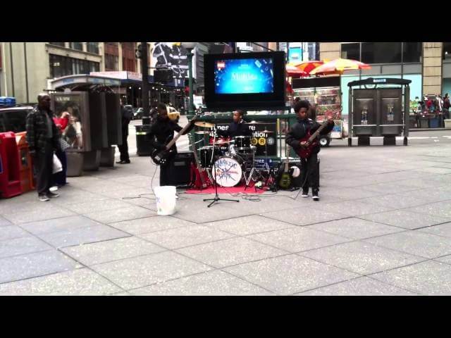 Meet Unlocking The Truth, the group of NYC sixth graders who play insanely good metalcore in Times Square