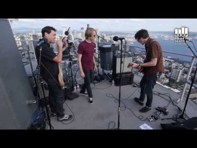 Mudhoney performed on top of Seattle's iconic Space Needle to celebrate Sub Pop's 25th anniversary