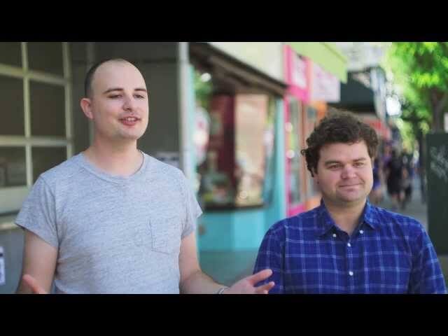 Watch Jesse Thorn and Jordan Morris help hand out 1,000 free ice cream cones in Denver