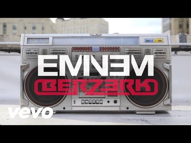 Eminem goes "Berzerk," raps over Beastie Boys and Billy Squier samples on new single