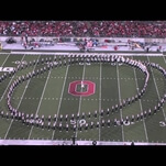 The Ohio State University marching band created a chomping T-Rex for its pretty amazing film-themed halftime show