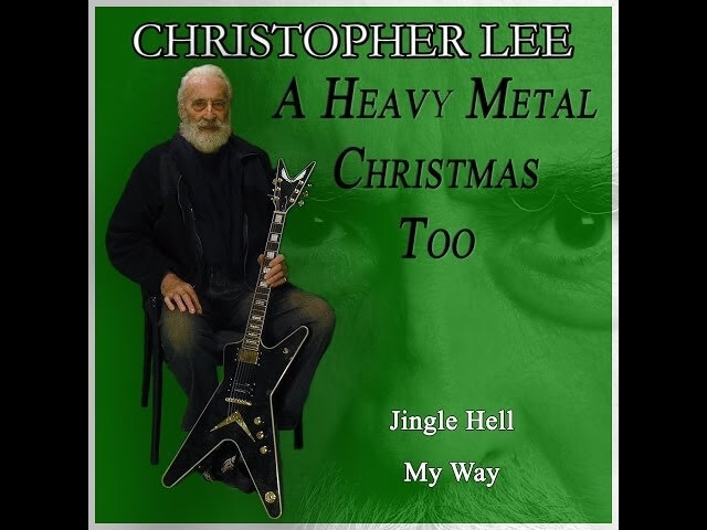 Lord Of The Rings star Christopher Lee has a new Christmas single, "Jingle Hell"