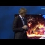 Michael Bay experiments with new kind of bombing at Samsung press conference