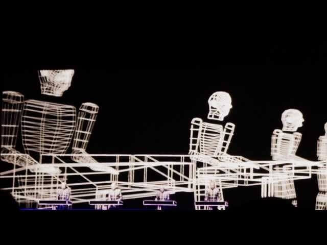 Kraftwerk is bringing its 3-D tour to North America, complete with glasses and everything