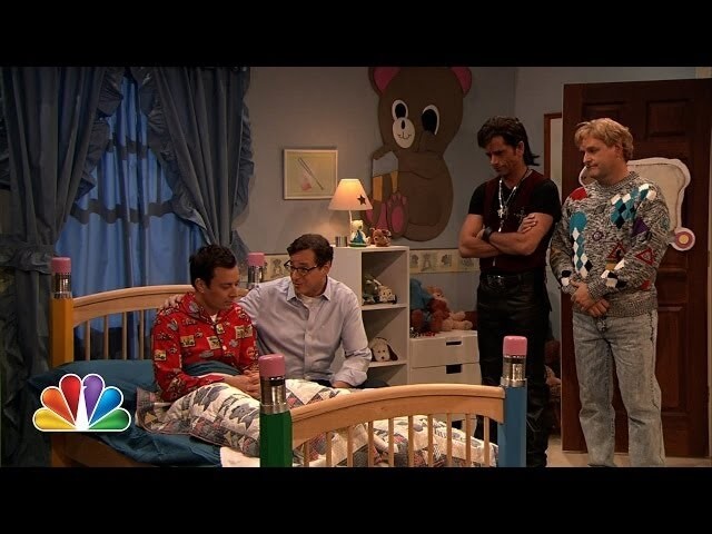 Men of Full House refuse to stop reuniting, reunite on Late Night With Jimmy Fallon