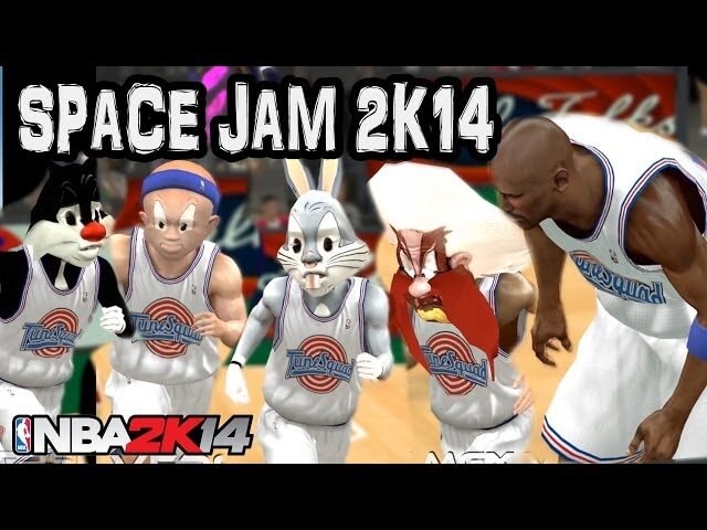 If there’s an uncanny valley for cartoon characters, this Space Jam-themed NBA 2K14 hack lives there