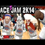 If there’s an uncanny valley for cartoon characters, this Space Jam-themed NBA 2K14 hack lives there