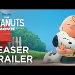 You're a CGI-rendered man, Charlie Brown in the Peanuts 3-D teaser