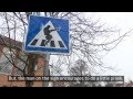 A crosswalk in Norway makes citizens do a Monty Python silly walk