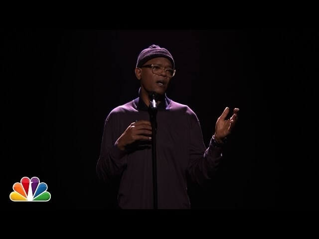 Samuel L. Jackson meets Boy Meets World meets slam poetry on The Tonight Show