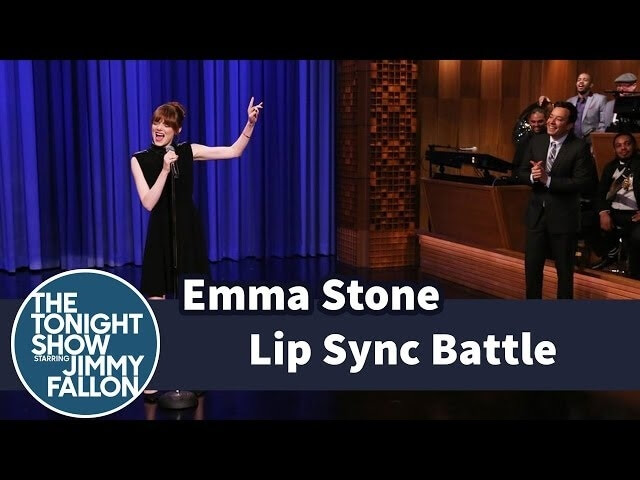 Emma Stone demolished Jimmy Fallon in a lip-sync battle last night