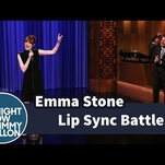 Emma Stone demolished Jimmy Fallon in a lip-sync battle last night