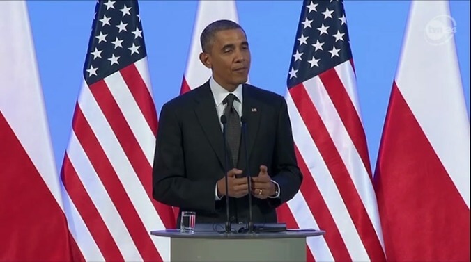 President Obama informs Poland that he is bad at Poland’s video game