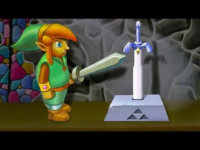 Here’s a video of The Legend Of Zelda’s Link as a 3-D chalk drawing