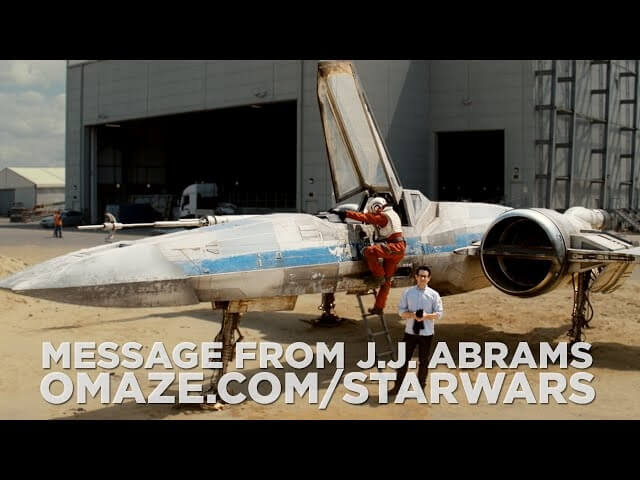 Exciting new X-wing design revealed as J.J. Abrams discusses dull kids’ charity