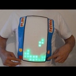 Programmer Marc Kerger invented a wearable, playable Tetris T-shirt