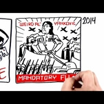 Watch all 14 of “Weird Al” Yankovic’s album covers get animated on a whiteboard