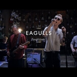 Exclusive: Watch Eagulls do “Tough Luck” in a room filled with vintage guitars