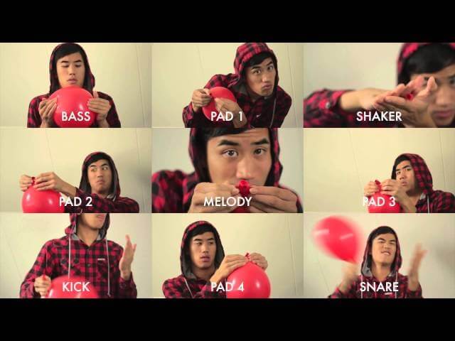 Someone recreated “99 Red Balloons” using red balloons