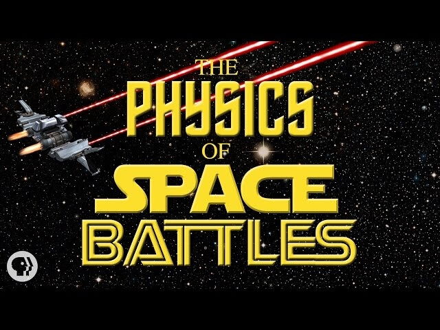 Explore the physics of sci-fi space battles