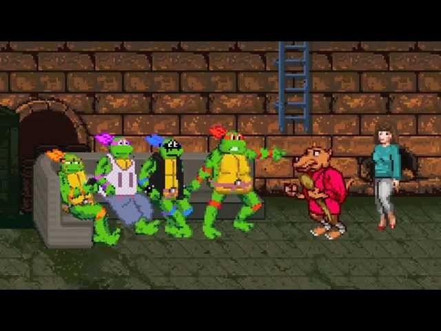 This Teenage Mutant Ninja Turtles parody really emphasizes the “teenage” part