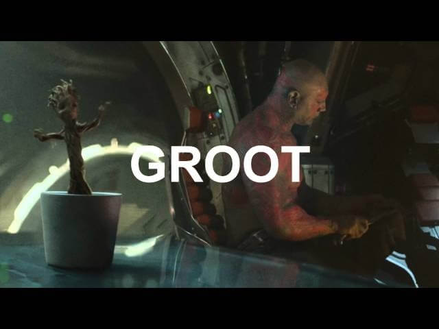 Dancing baby Groot gets a heavy metal makeover