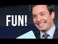 This supercut proves that Jimmy Fallon thinks everything is “fun”