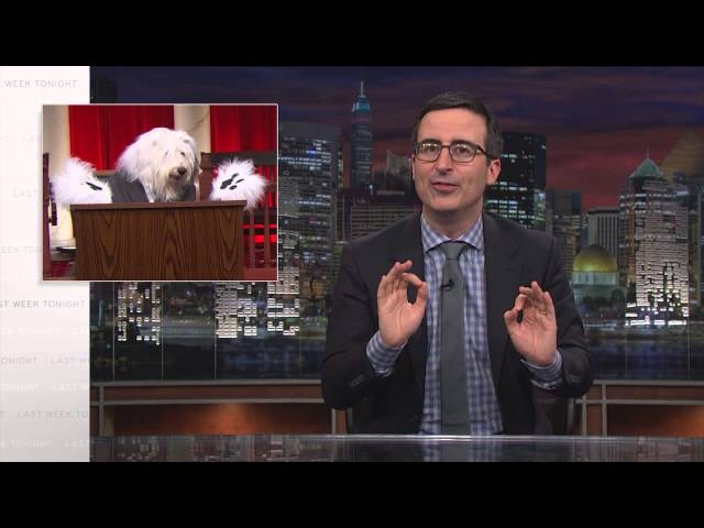 Here are the dogs from Last Week Tonight reenacting A Few Good Men