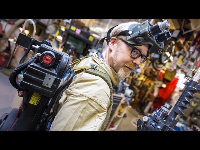 MythBusters’ Adam Savage has a perfect, handmade Ghostbusters outfit