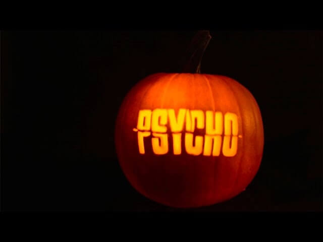 Here’s the shower scene from Psycho remade entirely with jack-o’-lanterns