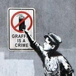 The HBO documentary Banksy Does New York asks, “Who owns art?”