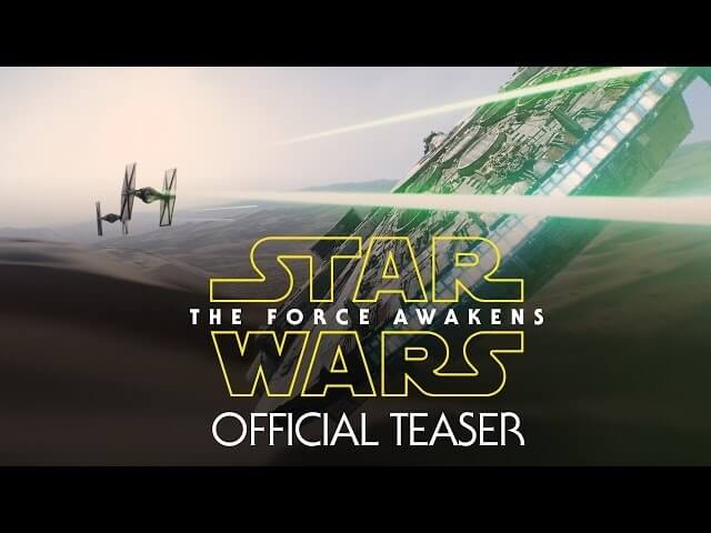 Here’s the first official teaser for Star Wars: The Force Awakens