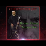 Christopher Lee has released his third heavy metal Christmas carol