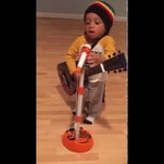 Just try and resist this 2-year-old Bob Marley impersonator