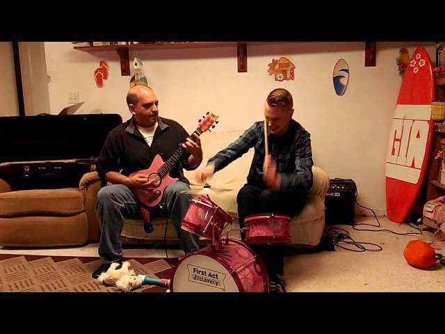 Watch two guys play a bunch of Slayer songs on children’s instruments