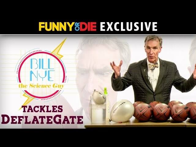 Bill Nye also investigates the science of “Deflate-Gate”