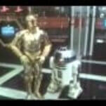 Droids peddle their vaccine agenda in this vintage Star Wars PSA poster