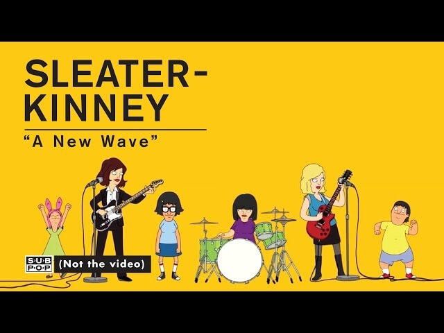 Tina Belcher goes full riot grrrl in the new Sleater-Kinney video