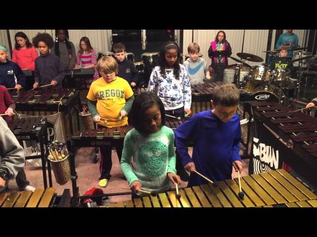 These elementary school percussionists goddamn own these Led Zeppelin songs