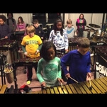 These elementary school percussionists goddamn own these Led Zeppelin songs